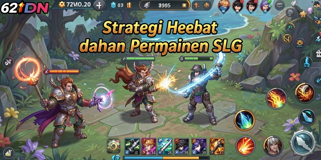 Gameplay 62IDN yang menarik dengan taktik pertempuran yang keren.