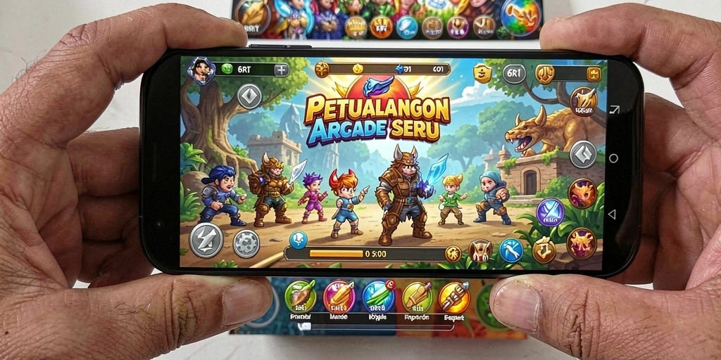 Tampilan gameplay 6RT yang seru dan penuh tantangan.
