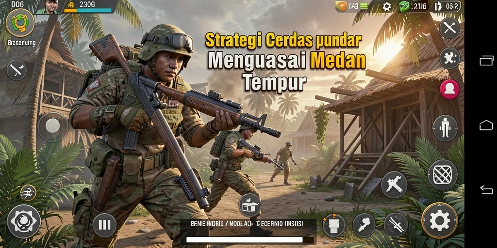 Tangkapan layar D06 menampilkan pertempuran seru dan taktik cerdas di medan perang.