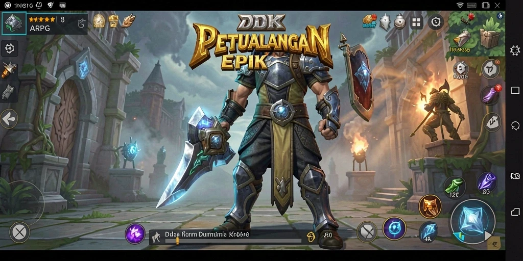 Gameplay seru DKK dengan grafis memikat dan pertarungan dinamis.