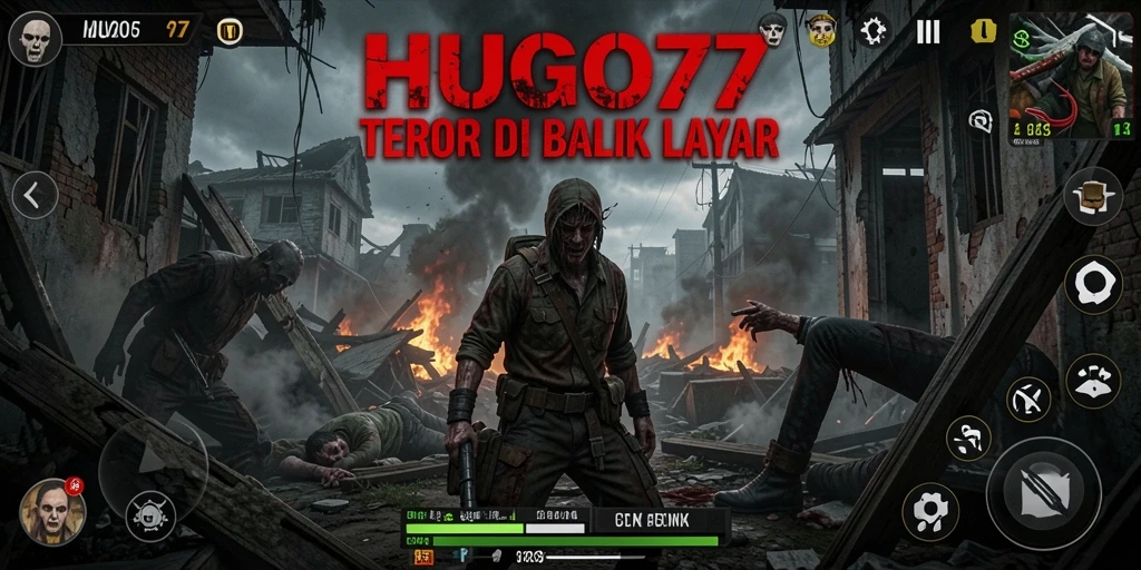 Gameplay seram dan penuh ketegangan dalam HUGO77.