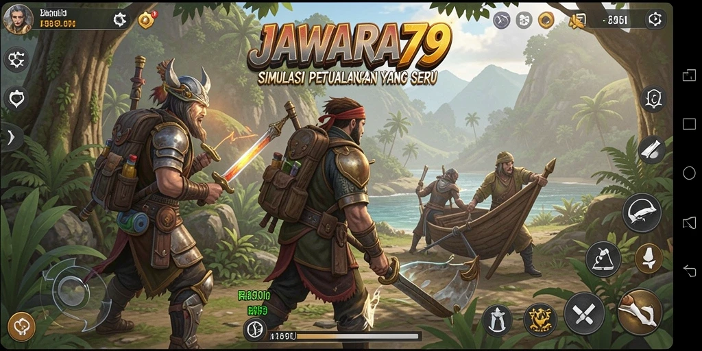 Menampilkan gameplay seru di dunia virtual JAWARA79.