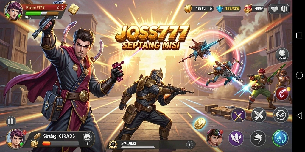 Tangkapan layar dari gameplay menarik di JOSS777.