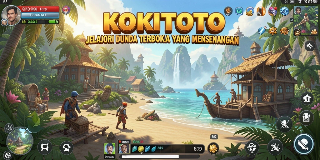 Gameplay seru dan interaktif dalam dunia terbuka KOKITOTO.