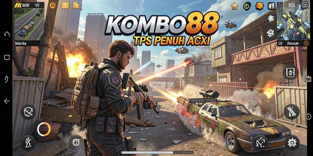 Tangkapan layar gameplay <strong>KOMBO88</strong> menampilkan aksi pertempuran yang menggembirakan.