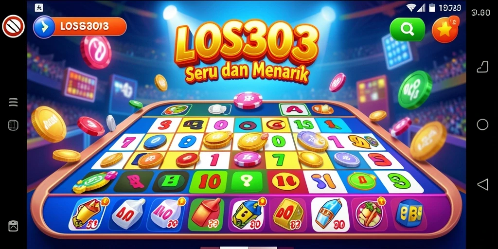 Tampilan gameplay seru di LOS303 dengan teman bermain Bingo.