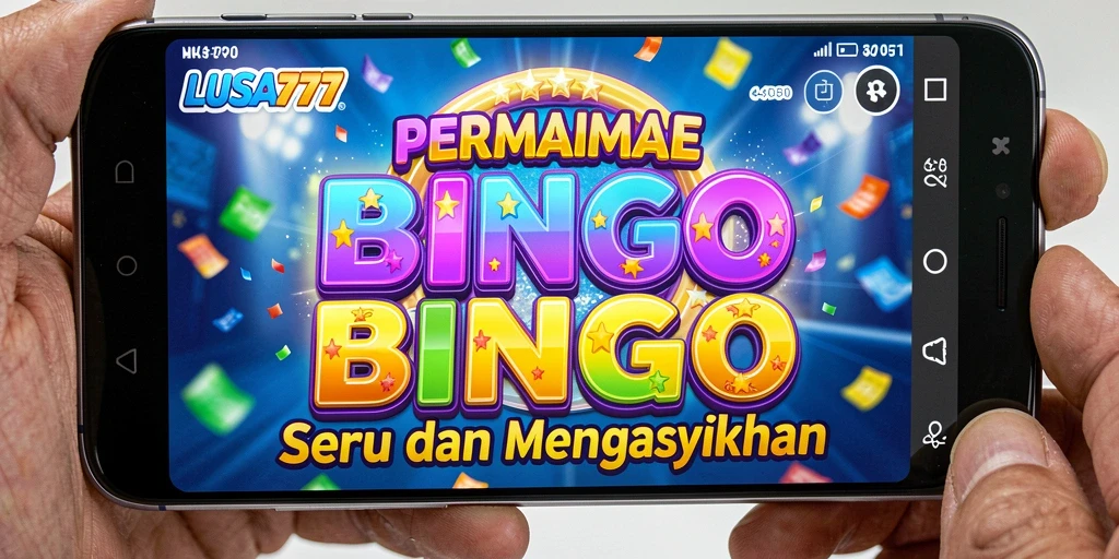 Screenshot utama LUSA777 menampilkan permainan Bingo yang seru.