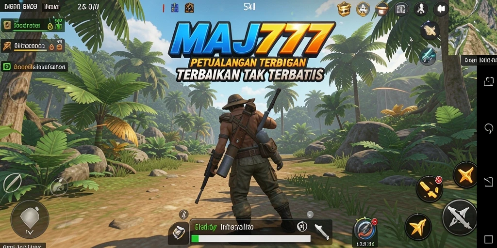 Tangkapan layar gameplay MAJ777 menampilkan dunia terbuka yang luas dan penuh petualangan.