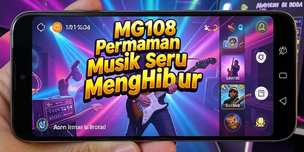 Tampilan gameplay MG108 yang penuh warna dan menarik.