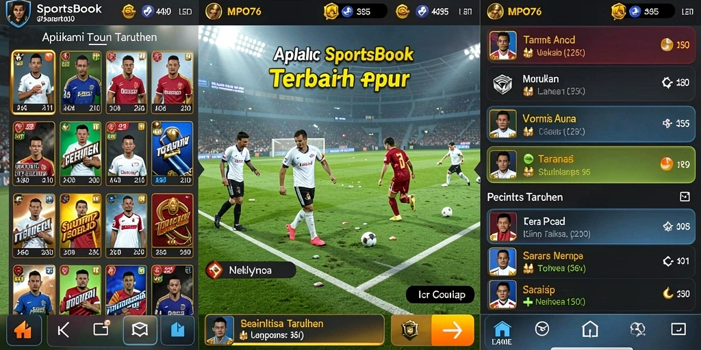 Tampilan gameplay Sportsbook yang menarik dan interaktif.