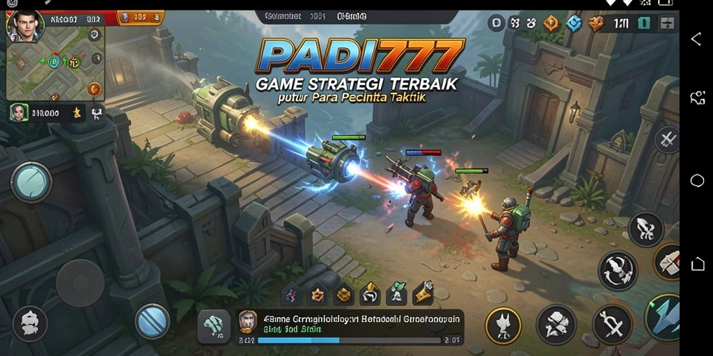 Screenshot gameplay PADI777 menampilkan aksi strategi mendebarkan.
