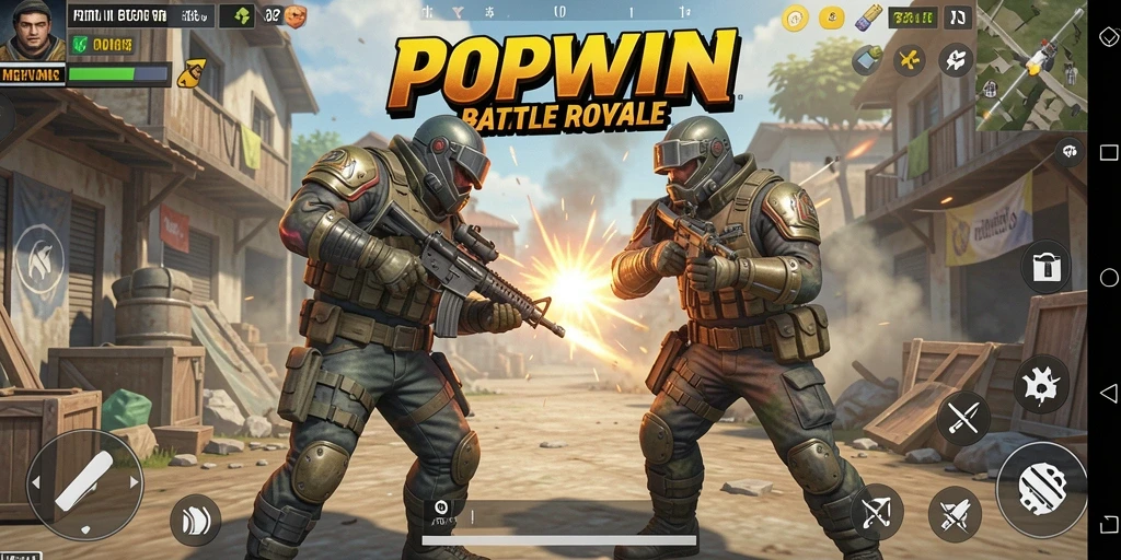 Tangkapan layar dari gameplay menggugah di <strong>POPWIN</strong> menunjukkan aksi pertarungan yang seru.
