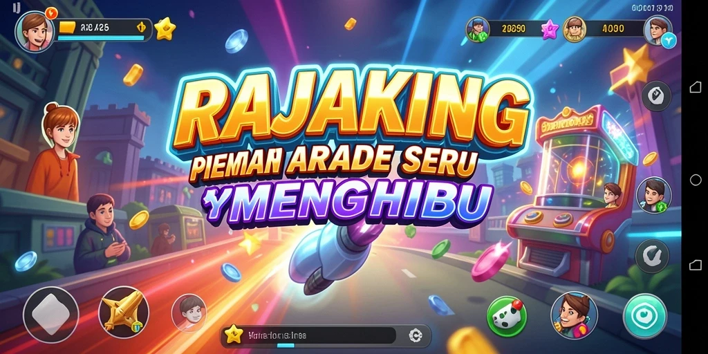 Tampilan gameplay seru dan menantang dari RAJAKING.