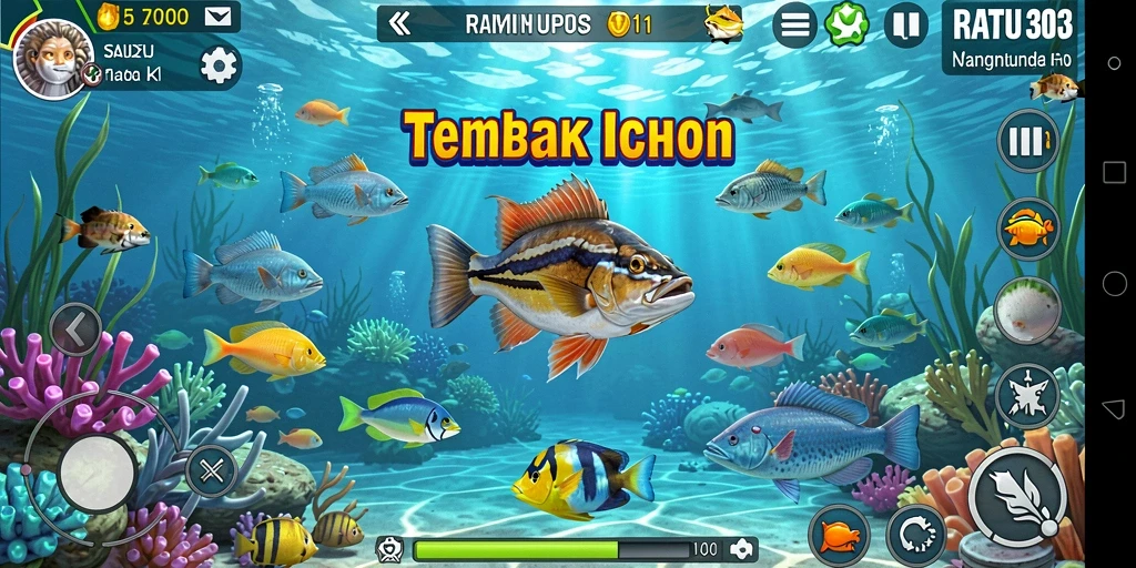 Tampilan gameplay yang seru dan menantang dalam RATU303.