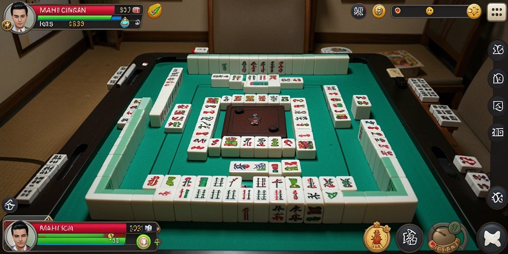 Tampilan seru permainan Mahjong di RK55.