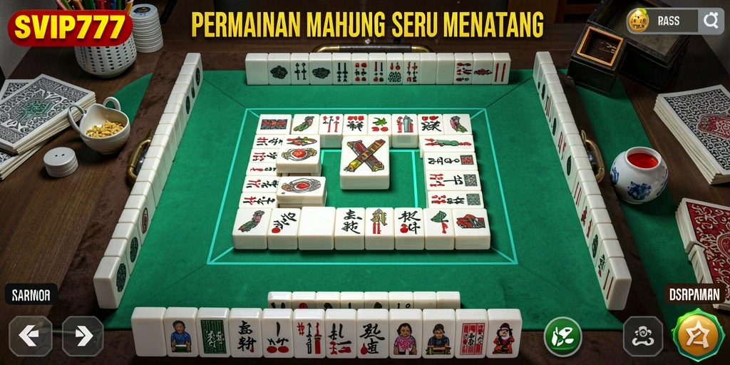 Tampilan permainan Mahjong di SVIP777 yang menarik.