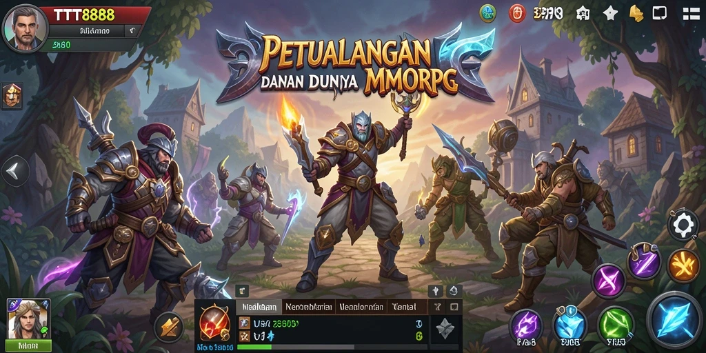 Gameplay TTT888 yang menakjubkan dalam dunia MMORPG.