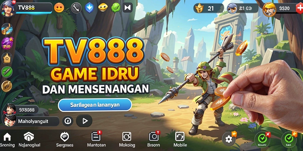 Tampilan gameplay menarik dari TV888 dengan sistem Idle.